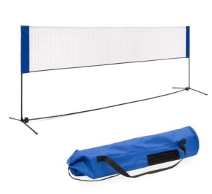 Portable Freestanding Volleyball, Tennis, Badminton Net - 12.5ft 