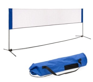 Portable Freestanding Volleyball, Tennis, Badminton Net - 12.5ft