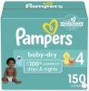 Pampers Baby Dry Diapers Enormous Pack - Size 4 - 150ct, New, Retail - $42.99