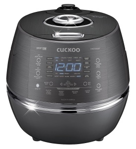 Cuckoo 6 Cup Multifunctional Induction Heating Pressure Rice Cooker & Warmer CRP-DHSR0609FD Dark Gray - Appears New, Powers On Not Tested Further 