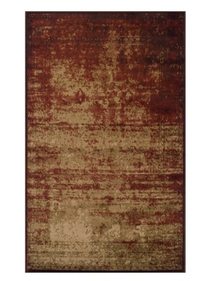 Superior Acid Wash Modern Gradient Ultra-Soft Indoor Area Rug, 4'x 6',Auburn, Like New, retail - $47.99