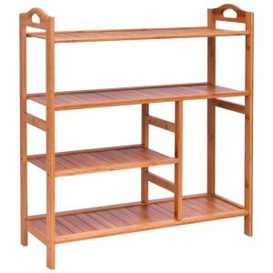 4-Tier Bamboo Shoe Rack