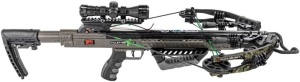 Killer Instinct MSCKI-1104 Boss 405 Dead Silent Deer Hunting Crossbow with Scope, Quiver, Rope Cocker, and 3 Bolts Pro Package, Camo. Appears New with Open Box