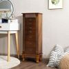 Wooden Jewelry Cabinet with 7 Drawers