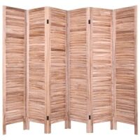 6-Panel Classic Venetian Wooden&nbsp;Room Divider