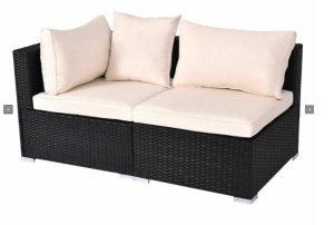 Outdoor Patio Rattan Furniture Set Infinitely Combination With Cushion-A HW54492A, Appears New, Retail $331.13