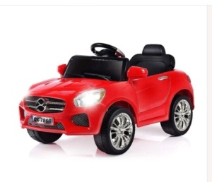 6V Kids Remote Control Battery Powered LED Lights Riding Car, Appears New