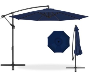 Offset Hanging Patio Umbrella - 10ft, Navy Blue