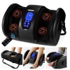 Reflexology Shiatsu Foot Massager w/ High-Intensity Rollers, Remote Control