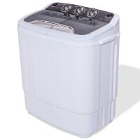 Compact Twin Tub Washing Machine - 8lb Load Capacity