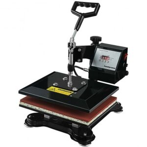 12"x10" Heat Press Machine for Swing-Away Digital Transfer, Sublimation, T-Shirt