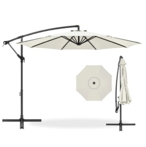 Offset Hanging Patio Umbrella - 10ft, Appears New