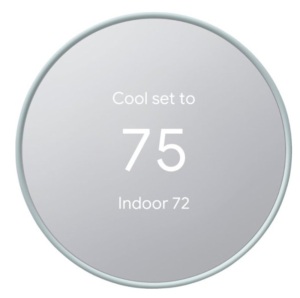 Google - Nest Smart Programmable Wifi Thermostat - Fog, LKike New, Retail - $129.99