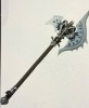 Sword Valley Cosplay Anime Game Wrath of The Lich KingShadowmourne, Legendary Two-Handed Orange Axe,Shadow's Edge, Like New, Retail - $168.99