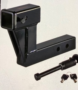 Towever SP84123 Hitch Extension Bar 7" & 9" Length 6.25"Rise with 5/8 inch Hitch Receiver Lock, Like New, Retail - $90.99