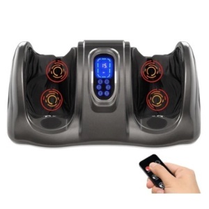 Therapeutic Foot Massager w/ High Intensity Rollers, Remote, 3 Modes