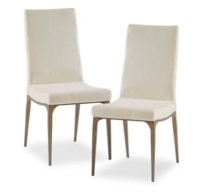 Set of 2 Hastings Dining Side Chairs Cream