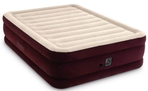 Intex Dura-Beam Extra Series Raised Guest Airbed with Internal Electric Pump, 20in Bed Height