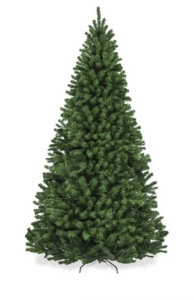 Premium Artificial Spruce Christmas Tree w/ Foldable Metal Base, 6ft