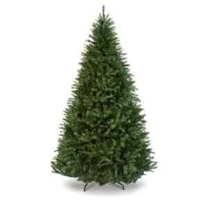 Hinged Douglas Full Fir Artificial Christmas Tree w/ Metal Stand, 6ft