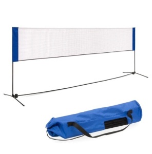 Portable Freestanding Volleyball, Tennis, Badminton Net - 12.5ft, Appears New