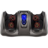 Therapeutic Foot Massager w/ High Intensity Rollers, Remote, 3 Modes