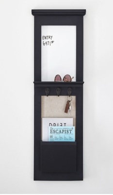 Pottery Barn, Aubrey Wall Organizer - Black, Like New, Retail - $169