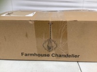 Farmhouse Wood Chandelier