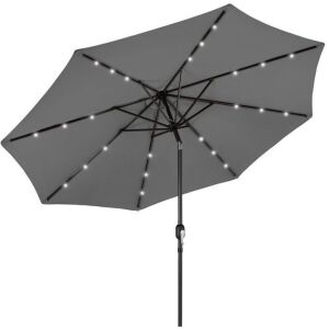 Solar LED Lighted Patio Umbrella w/ Tilt Adjustment, UV-Resistance - 10ft 