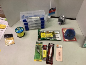 Lot of (10) Misc. Fishing Lures and Supplies, Ecommerce Return