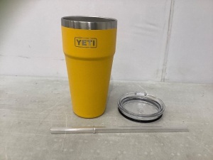 Insulated Rambler Drinking Cup w/ Straw
