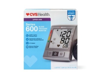 CVSHealth Series 600 Upper Arm Blood Pressure Monitor, Like New retail - $49.99