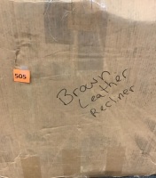 Brown Leather Recliner
