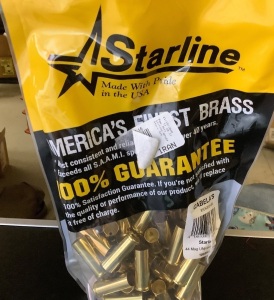 Starline 44 Mag Brass Casings, Appears New