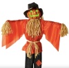 Husker The Corn Keeper Animatronic Scarecrow Halloween Decor w/ LED Eyes