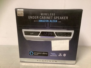 Wireless Under Cabinet Speaker w/ Amazon Alexa