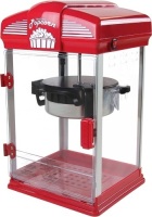 West Bend Hot Oil Theater Style Popcorn Popper Machine with Nonstick Kettle Includes Measuring Tool and Serving Scoop, 4-Ounce, Red