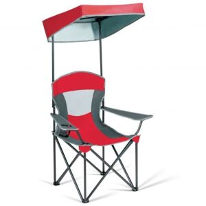 Portable Folding Canopy Chair with Cup Holder