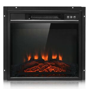 18" Electric Fireplace Heater - Freestanding & Wall-Mounted