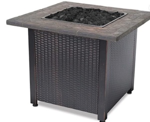 Endless Summer GAD1401GB LP Gas Outdoor Fire Pit, Bronze Glass