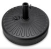 Plastic Patio Umbrella Base Pole Holder Accessory w/ Adjustable Knob