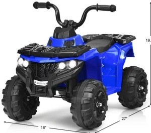 CostWay, Kids Ride on ATV Quad 4 Wheeler Toy Car 6V battery Powered, Appears New