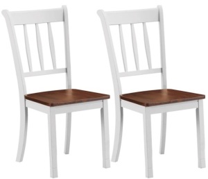 CostWay, Set of 2 Dining Chairs, Appears New