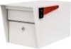 Mail Boss 7507 Curbside Mail Manager Security, White Locking Mailbox - Appears New&nbsp;