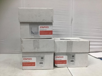 Lot of (2.5) Boxes of 9.5"x11" Office Paper