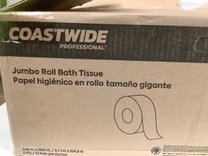 Case of Jumbo Roll Bath Tissue