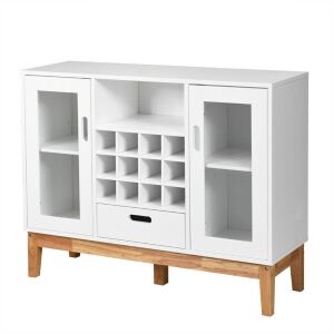 Wood Wine Storage Cabinet/Buffet Server