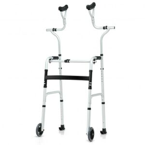 Folding Aluminum Alloy Walker with Support