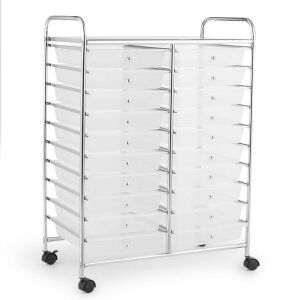 Rolling Storage Cart with 20 Drawers