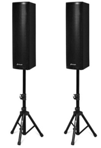 2000W Set of 2 Bi Amplified Bluetooth Speakers, Appears New 